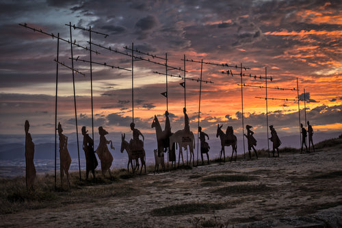 Alto de Perdon at Dawn image 0