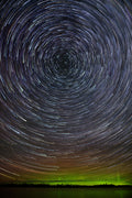 Polaris and the Northern Lights
